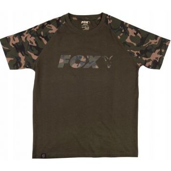 KOSZULKA T-SHIRT FOX REGLAN KHAKI COMO ROZMIAR M