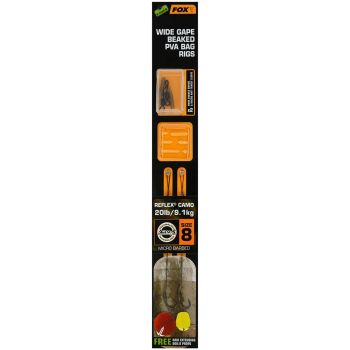 PRZYPON FOX WIDE GAPE BEAKED PVA RIG HAK 6 20lb
