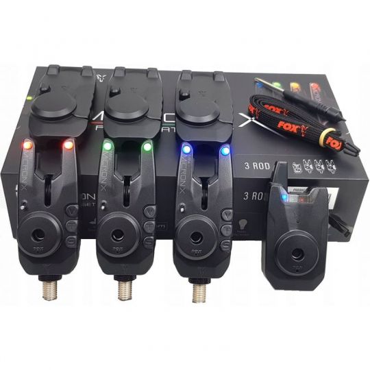ZESTAW SYGNALIZATORÓW FOX MINI MICRON X 3 SET 3+1
