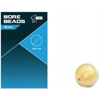 KORALIKI NASH MIĘKKIE BORE BEADS SOFT TAPER 6mm