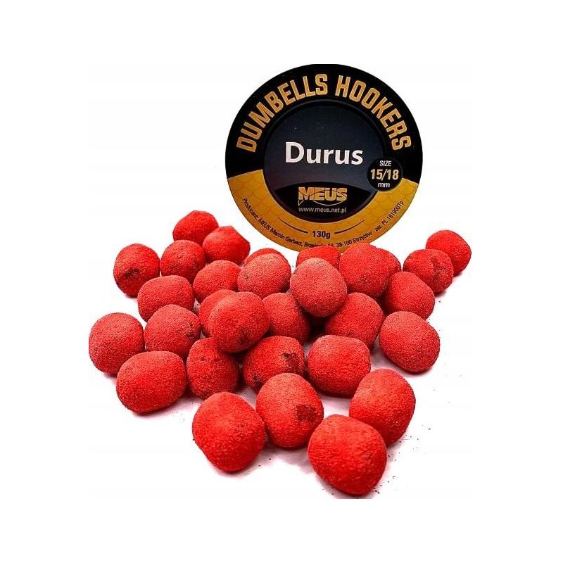DUMBELLS MEUS HOOKERS DURUS 15/18mm BRZOSKWINIA DUMBELLS MEUS HOOKERS DURUS 15/18mm BRZOSKWINIA