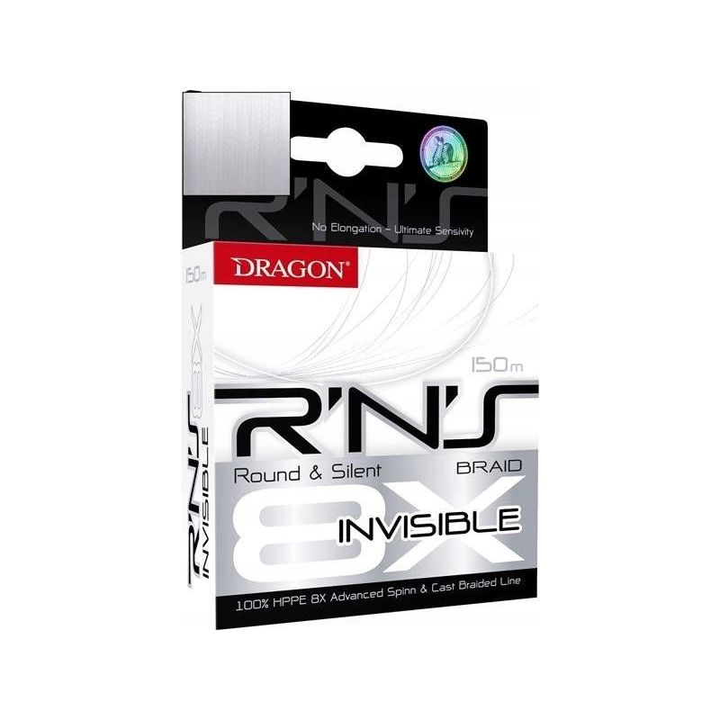 PLECIONKA DRAGON R’N’S 8X INVISIBLE 150m 0,10mm PLECIONKA DRAGON R’N’S 8X INVISIBLE 150m 0,10mm
