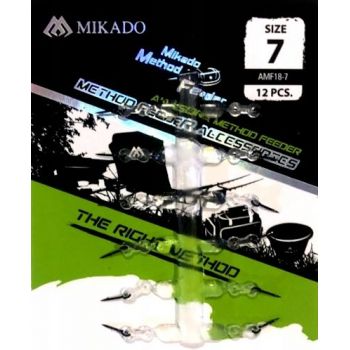IGŁY MIKADO DO MATHOD FEEDER Z ŁĄCZNIKIEM 10mm