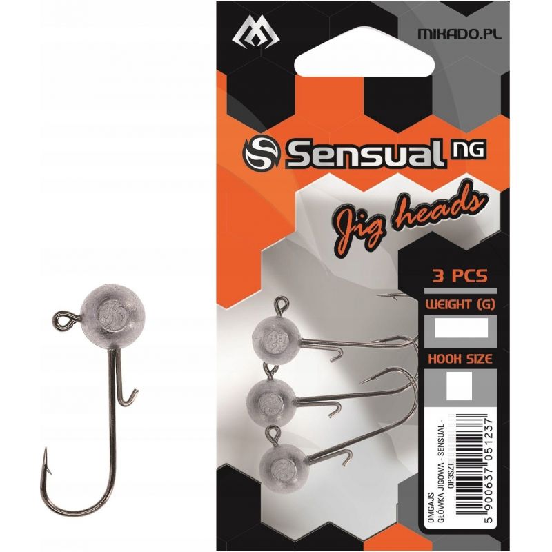 GŁÓWKI JIGOWE MIKADO SENSUAL 10g ROZMIAR 3/0 3szt GŁÓWKI JIGOWE MIKADO SENSUAL 10g ROZMIAR 3/0 3szt