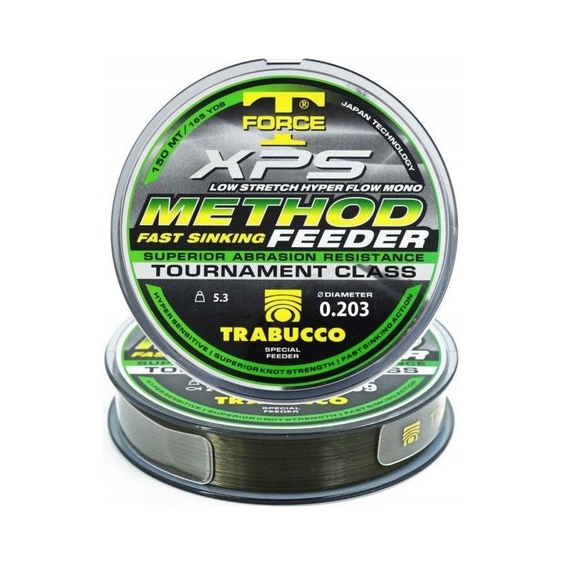 ŻYŁKA TRABUCCO T-FORCE METHOD FEEDER 150m 0,20mm ŻYŁKA TRABUCCO T-FORCE METHOD FEEDER 150m 0,20mm