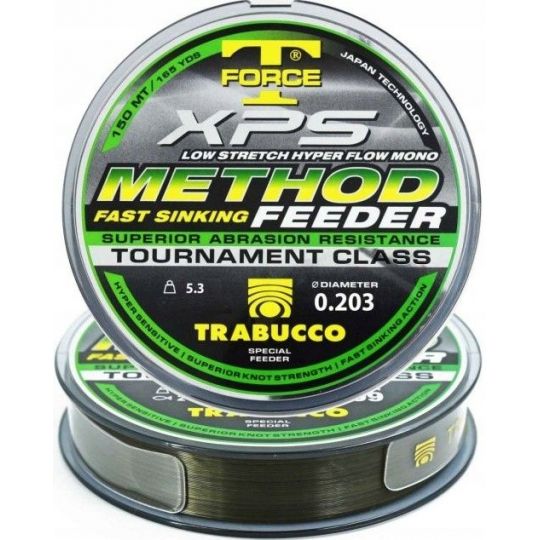 ŻYŁKA TRABUCCO T-FORCE METHOD FEEDER 150m 0,20mm ŻYŁKA TRABUCCO T-FORCE METHOD FEEDER 150m 0,20mm