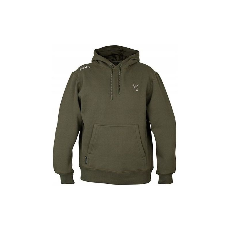BLUZA FOX COLLECTION GREEN SILVER HOODIE ROZMIAR S