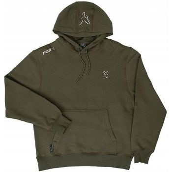 BLUZA FOX COLLECTION GREEN SILVER HOODIE ROZMIAR S