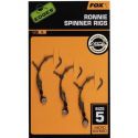PRZYPON FOX HAKI RONNIE MED CURVE HACZYK 5 3szt