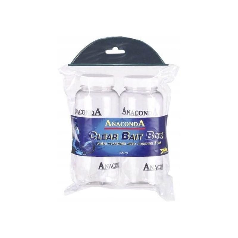 POJEMNIKI ANACONDA NA DIPY BAIT BOX CLEAR 4szt POJEMNIKI ANACONDA NA DIPY BAIT BOX CLEAR 4szt
