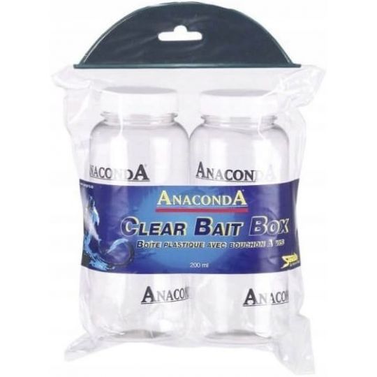 POJEMNIKI ANACONDA NA DIPY BAIT BOX CLEAR 4szt POJEMNIKI ANACONDA NA DIPY BAIT BOX CLEAR 4szt