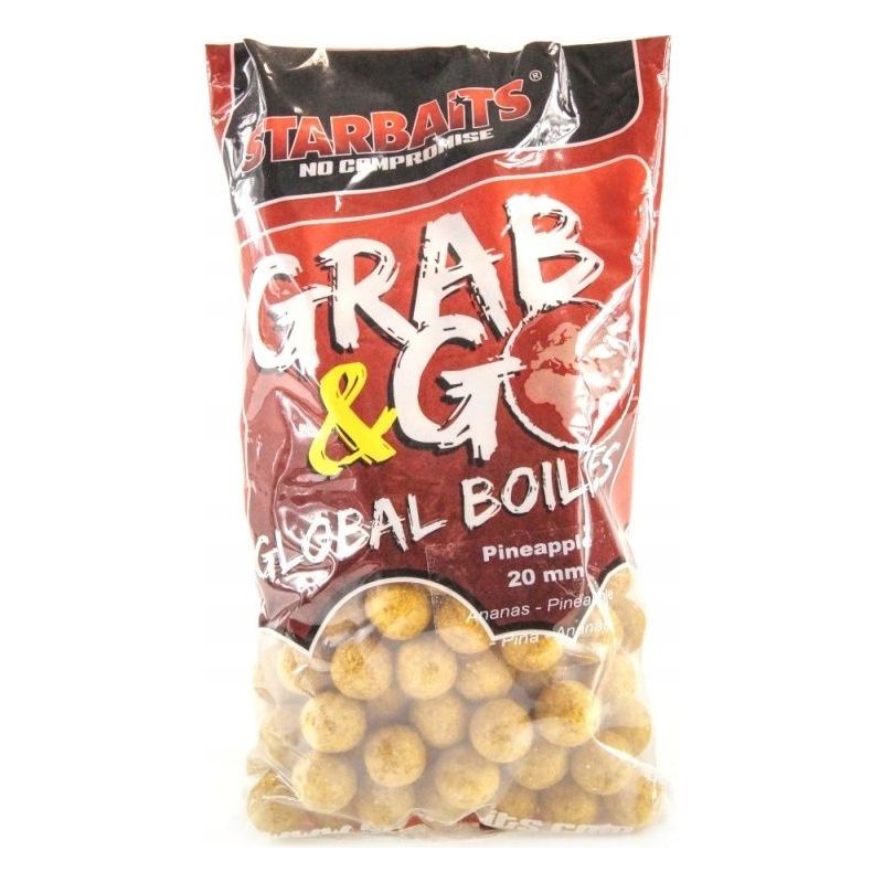 KULKI STARBAITS GRAB&GO GLOBAL 1KG 20mm ANANAS KULKI STARBAITS GRAB&GO GLOBAL 1KG 20mm ANANAS