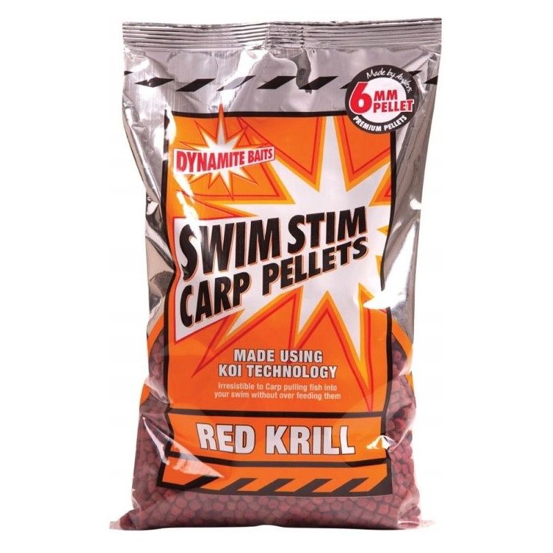 PELLET DYNAMITE BAITS SWIM STIM RED KRILL 6mm 900g PELLET DYNAMITE BAITS SWIM STIM RED KRILL 6mm 900g