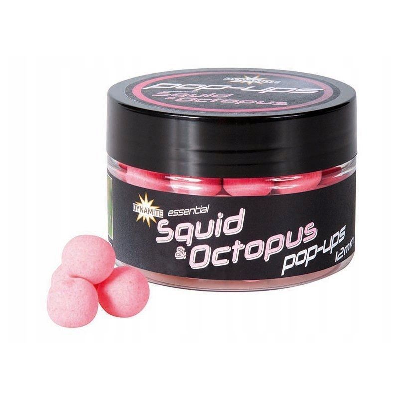 KULKI DYNAMITE SQUID OCTOPUS POP UP FLUORO 12mm KULKI DYNAMITE SQUID OCTOPUS POP UP FLUORO 12mm