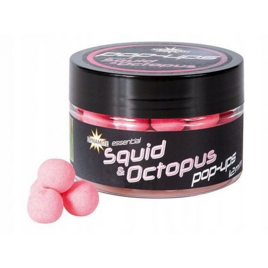 KULKI DYNAMITE SQUID OCTOPUS POP UP FLUORO 12mm KULKI DYNAMITE SQUID OCTOPUS POP UP FLUORO 12mm