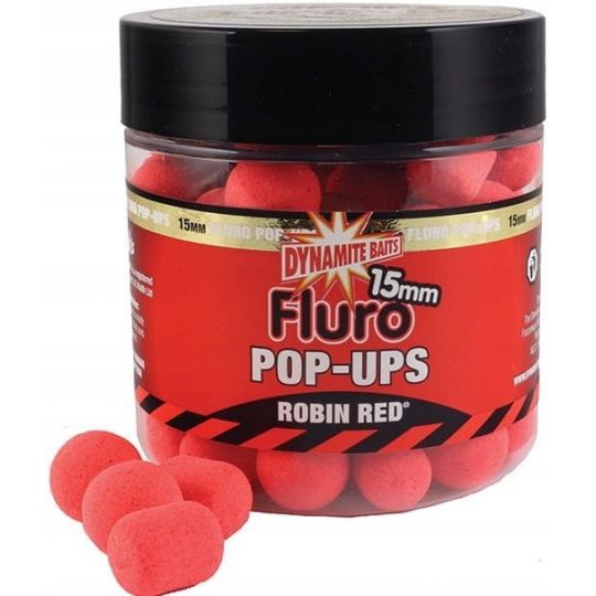 KULKI DYNAMITE BAITS ROBIN RED POP UP FLUORO 15mm KULKI DYNAMITE BAITS ROBIN RED POP UP FLUORO 15mm