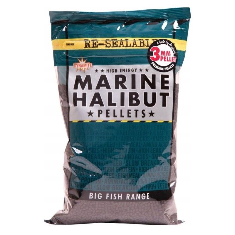 PELLET DYNAMITE BAITS MARINE HALIBUT 3mm 900g PELLET DYNAMITE BAITS MARINE HALIBUT 3mm 900g