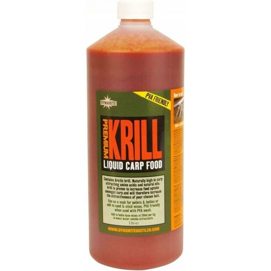 LIQUID DYNAMITE BAITS CARP FOOD KRILL 1L LIQUID DYNAMITE BAITS CARP FOOD KRILL 1L