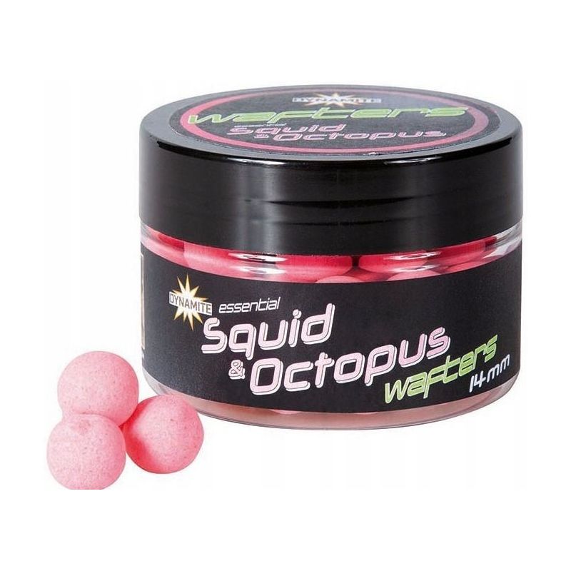DUMBELLS DYNAMITE WAFTERS FLUORO 14mm SQUID OCTOPU DUMBELLS DYNAMITE WAFTERS FLUORO 14mm SQUID OCTOPU