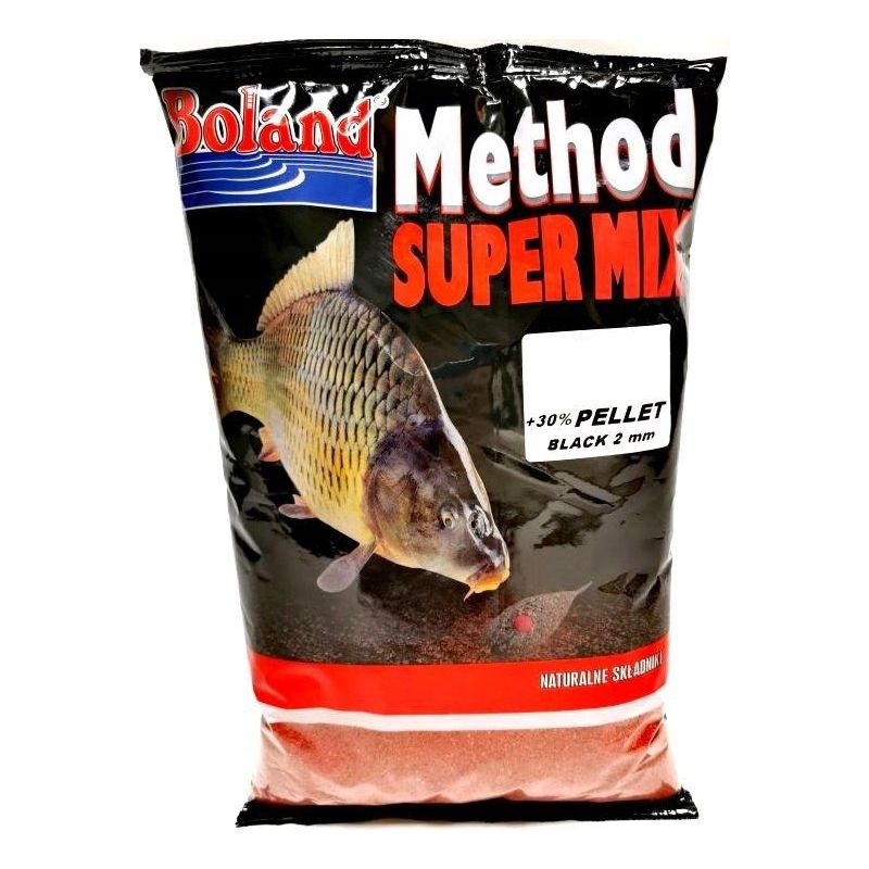 ZANĘTA BOLAND SUPER METHOD PELLET MIX 1kg KARP TRU ZANĘTA BOLAND SUPER METHOD PELLET MIX 1kg KARP TRU