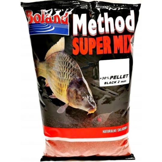ZANĘTA BOLAND SUPER METHOD PELLET MIX 1kg KARP TRU ZANĘTA BOLAND SUPER METHOD PELLET MIX 1kg KARP TRU