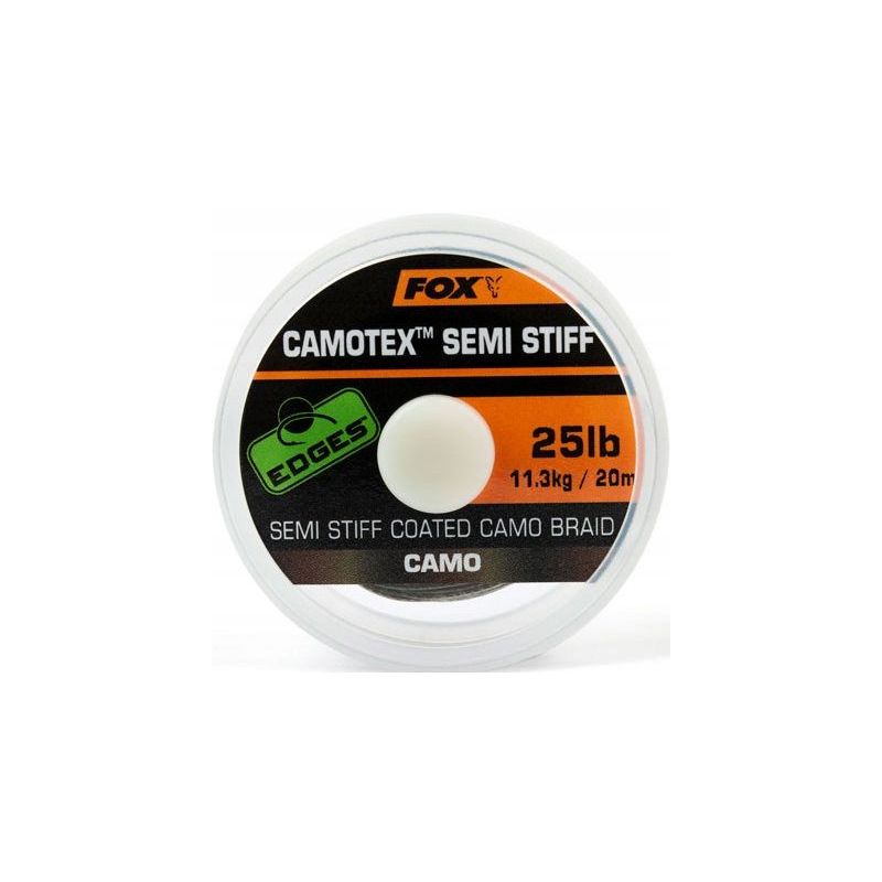 PLECIONKA FOX CAMOTEX SEMI STIFF 25lb 20m PLECIONKA FOX CAMOTEX SEMI STIFF 25lb 20m