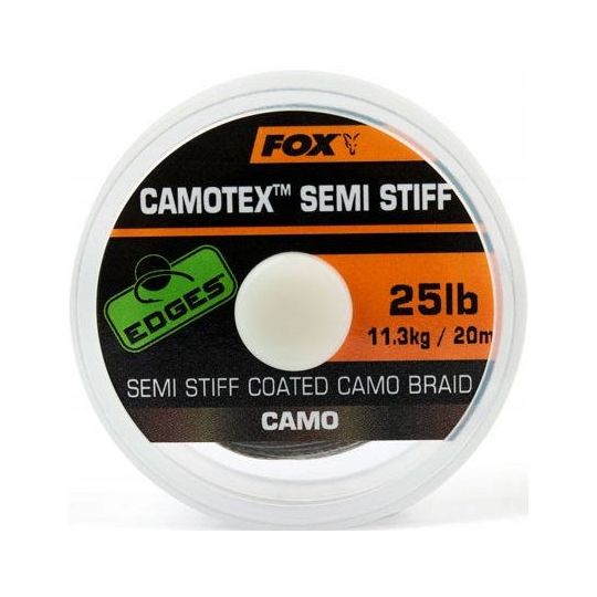 PLECIONKA FOX CAMOTEX SEMI STIFF 25lb 20m PLECIONKA FOX CAMOTEX SEMI STIFF 25lb 20m