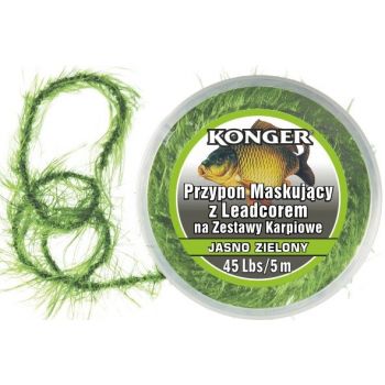 PRZYPON KARPIOWY KONGER MASKUJĄCY Z LEADCOREM 45lb