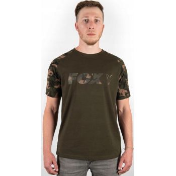 KOSZULKA T-SHIRT FOX REGLAN KHAKI COMO ROZMIAR XXL