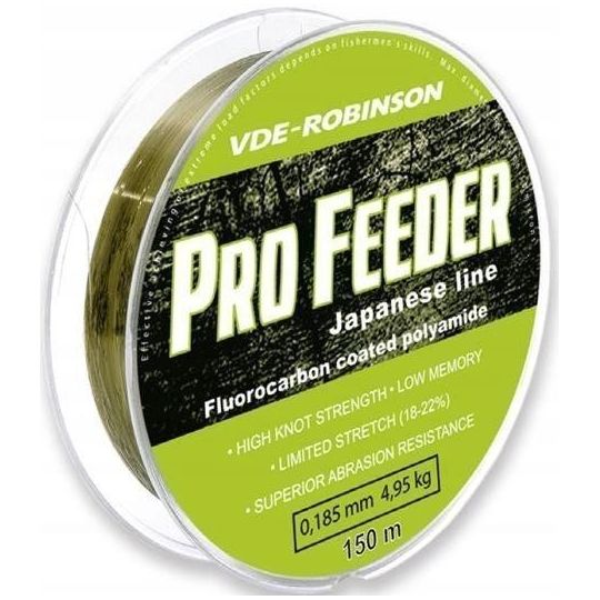ŻYŁKA VDE ROBINSON PRO FEEDER 150m 0,245mm ŻYŁKA VDE ROBINSON PRO FEEDER 150m 0,245mm