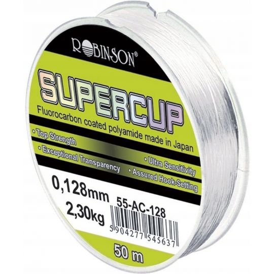 ŻYŁKA ROBINSON SUPERCUP 50m 0,218mm PRZYPONOWA ŻYŁKA ROBINSON SUPERCUP 50m 0,218mm PRZYPONOWA