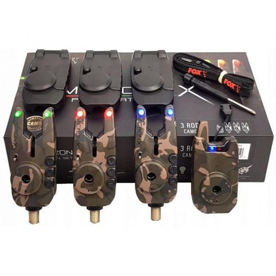 ZESTAW SYGNALIZATORÓW FOX MINI MICRON 3+1 CAMO
