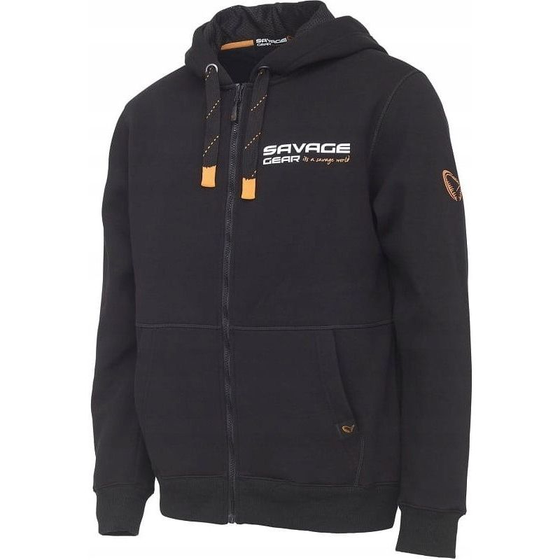BLUZA SAVAGE GEAR URBAN ZIP HOODIE BLACK L ZAMEK BLUZA SAVAGE GEAR URBAN ZIP HOODIE BLACK L ZAMEK