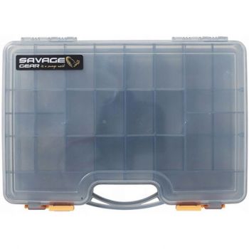 PUDEŁKO SAVAGE GEAR LUREBOX SMOKE L WODOODPORNE