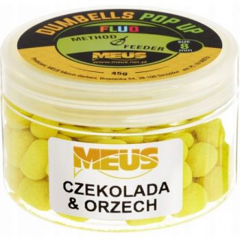 DUMBELLS MEUS FLUO POP UP 8mm CZEKOLADA ORZECH