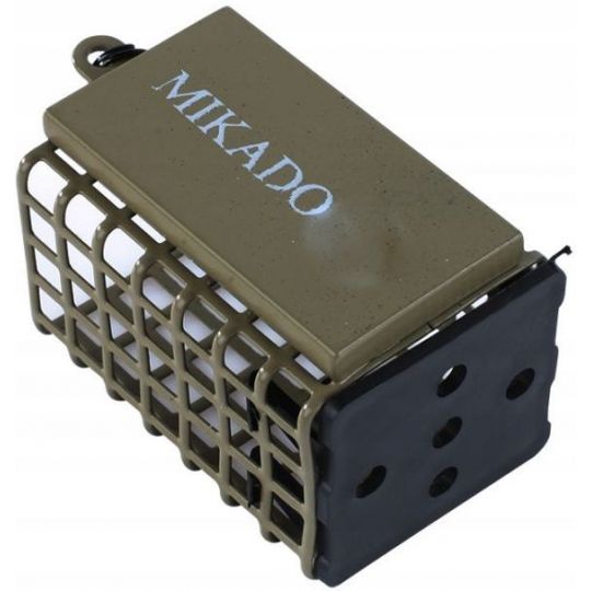 KOSZYCZEK ZANĘTOWY MIKADO KWADRAT Z DNEM 40g KOSZYCZEK ZANĘTOWY MIKADO KWADRAT Z DNEM 40g