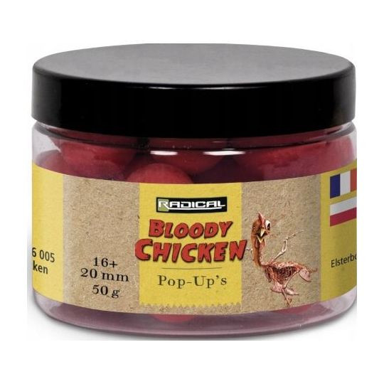 KULKI RADICAL BLOODY CHICKEN POP UPS 16mm 20mm KULKI RADICAL BLOODY CHICKEN POP UPS 16mm 20mm