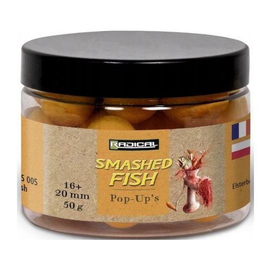 KULKI RADICAL SMASHED FISH POP UPS 16mm 20mm KULKI RADICAL SMASHED FISH POP UPS 16mm 20mm