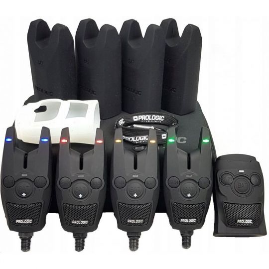 ZESTAW SYGNALIZATORÓW PROLOGIC BAT+ BITE ALARM 4+1 ZESTAW SYGNALIZATORÓW PROLOGIC BAT+ BITE ALARM 4+1