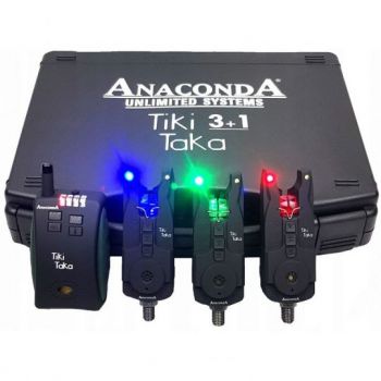 ZESTAW SYGNALIZATORÓW ANACONDA TIKI TAKA 3+1 24h