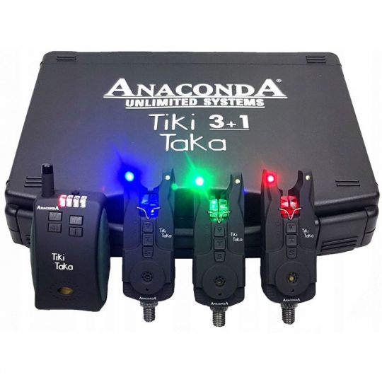 ZESTAW SYGNALIZATORÓW ANACONDA TIKI TAKA 3+1 24h