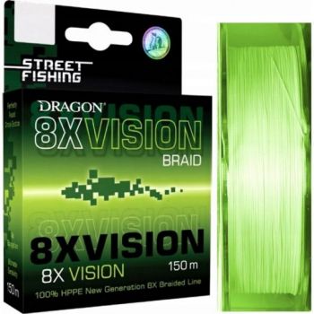 PLECIONKA DRAGON STREET 8X VISION 150m 0,18mm FLUO