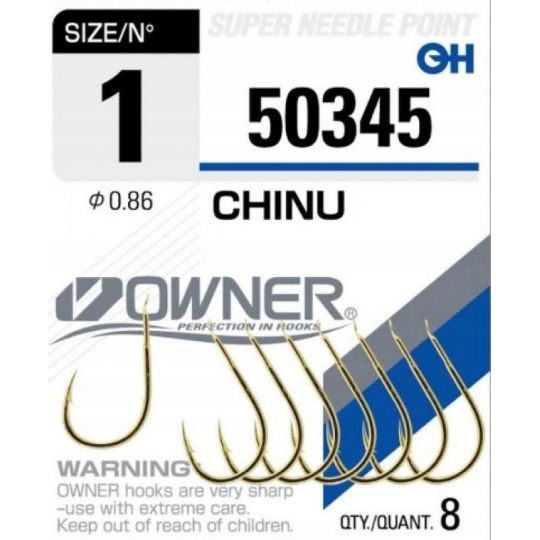 HACZYKI OWNER CHINU 50345 ROZMIAR 2 ZŁOTE HACZYKI OWNER CHINU 50345 ROZMIAR 2 ZŁOTE