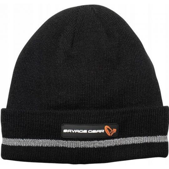CZAPKA SAVAGE GEAR ZIMOWA REFLEX BEANIE BLACK CZAPKA SAVAGE GEAR ZIMOWA REFLEX BEANIE BLACK