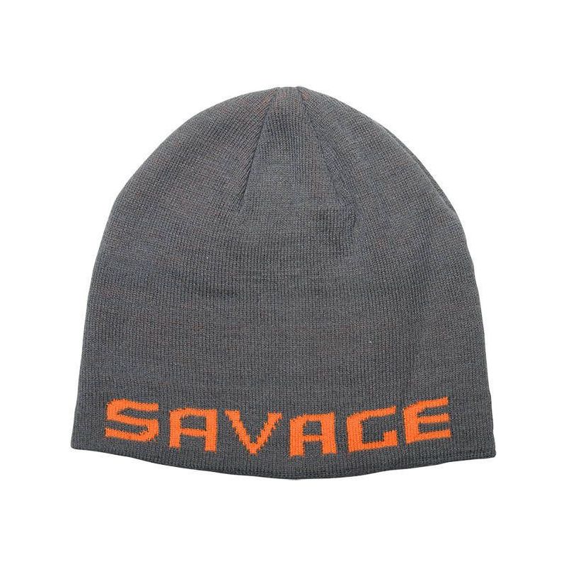 CZAPKA SAVAGE GEAR ZIMOWA LOGO BEANIE GREY ORANGE CZAPKA SAVAGE GEAR ZIMOWA LOGO BEANIE GREY ORANGE