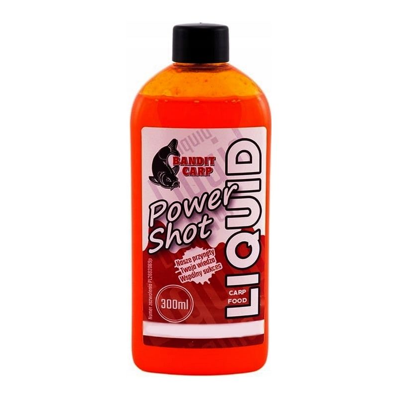 LIQUID BANDIT CARP POWER SHOT 300ml TRUSKAWKA RYBA LIQUID BANDIT CARP POWER SHOT 300ml TRUSKAWKA RYBA