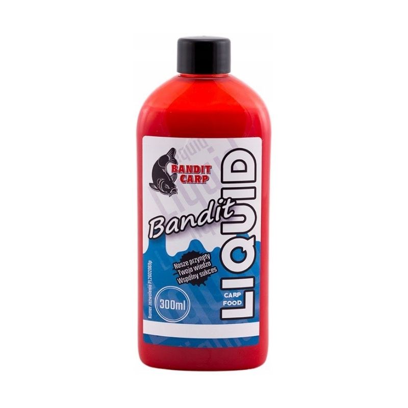 LIQUID BANDIT CARP DODATEK 300ml TRUSKAWKA LIQUID BANDIT CARP DODATEK 300ml TRUSKAWKA