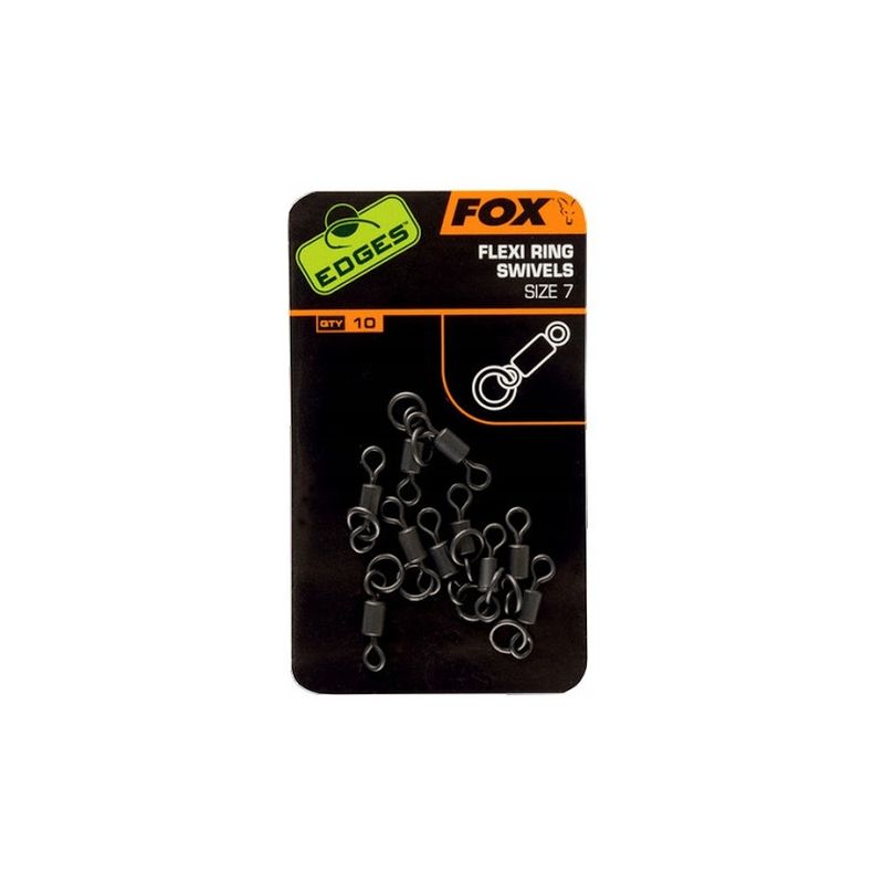 KRĘTLIK FOX FLEXI RING SWIVEL ROZ. 7 Z KÓŁKIEM KRĘTLIK FOX FLEXI RING SWIVEL ROZ. 7 Z KÓŁKIEM