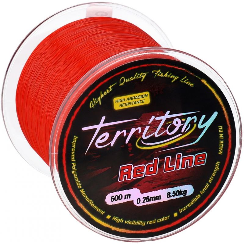 ŻYŁKA MIKADO TERRITORY RED LINE 600m 0,26mm ŻYŁKA MIKADO TERRITORY RED LINE 600m 0,26mm