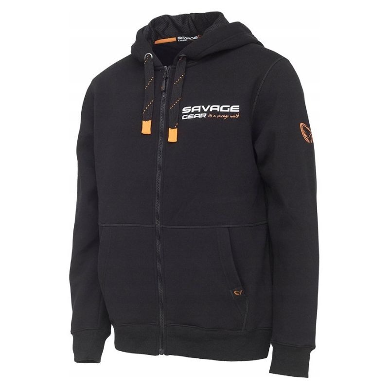 BLUZA SAVAGE GEAR URBAN ZIP HOODIE BLACK XXL ZAMEK BLUZA SAVAGE GEAR URBAN ZIP HOODIE BLACK XXL ZAMEK